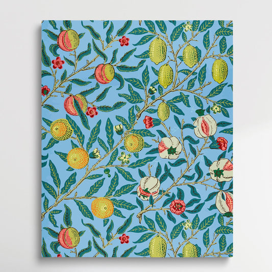 Floral pattern V13 | Paint by Numbers | William Morris-Paintsuper