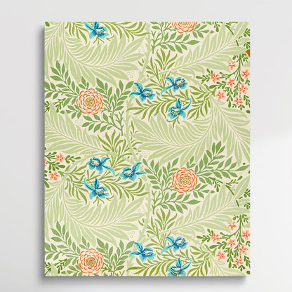 Floral pattern V17 | Paint by Numbers | William Morris-Paintsuper