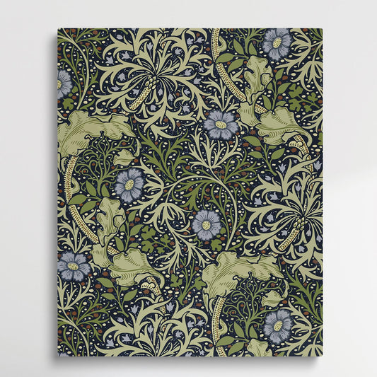 Floral pattern V2 | Paint by Numbers | William Morris-Paintsuper