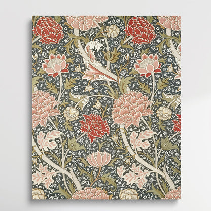 Floral pattern V4 | Paint by Numbers | William Morris-Paintsuper