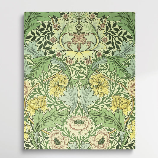 Floral pattern V5 | Paint by Numbers | William Morris-Paintsuper
