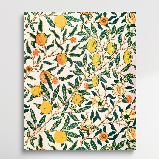 Floral pattern V8 | Paint by Numbers | William Morris-Paintsuper