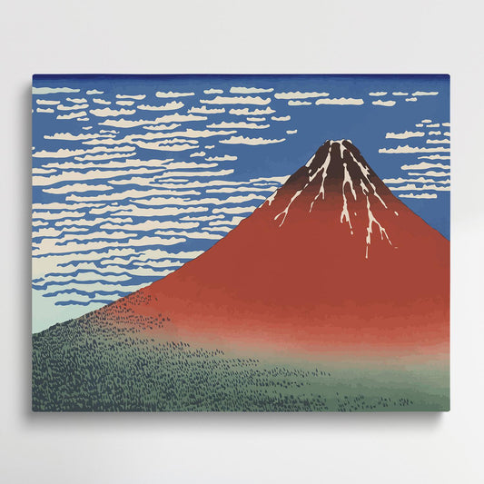 Fine Wind, Clear Weather | Paint by Numbers | Ukiyo-e-Paintsuper