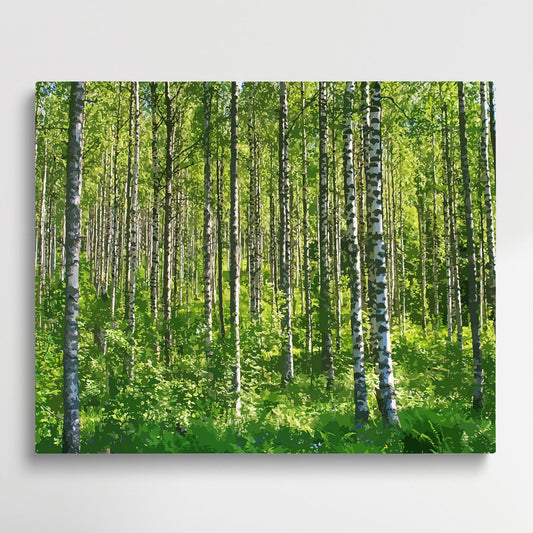 Forest | Paint by Numbers | Landscape-Paintsuper