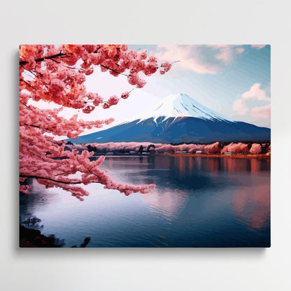 Mount Fuji | Paint by Numbers | Landscape-Paintsuper