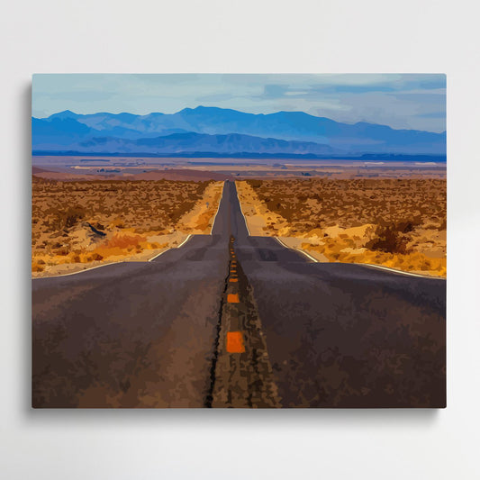 Road V1 | Paint by Numbers | Landscape-Paintsuper