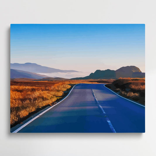 Road V10 | Paint by Numbers | Landscape-Paintsuper