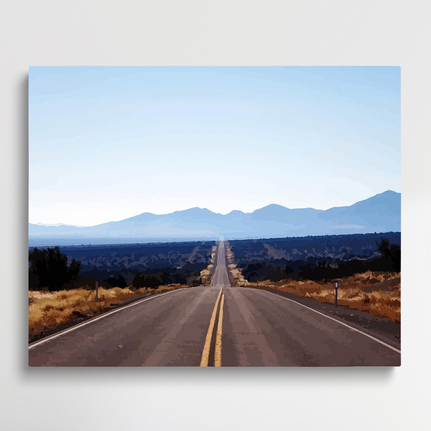 Road V2 | Paint by Numbers | Landscape-Paintsuper