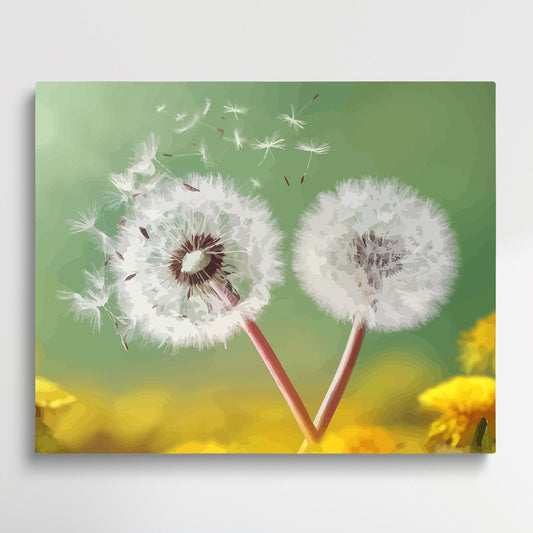 Dandelion V3 | Paint by Numbers | Flowers-Paintsuper