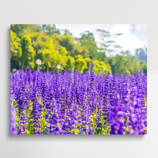 Lavender V4 | Paint by Numbers | Flowers-Paintsuper