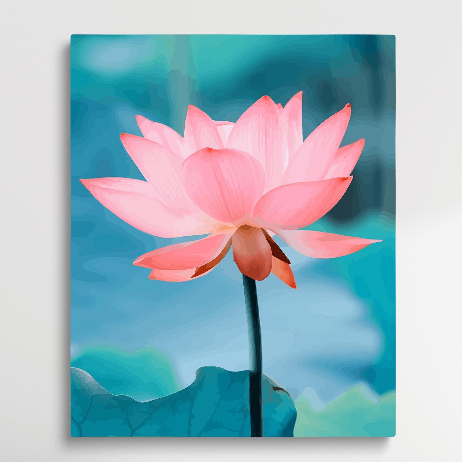 Lotus V5 | Paint by Numbers | Flowers-Paintsuper
