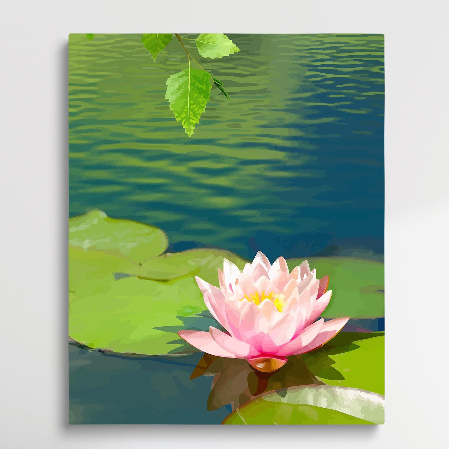 Lotus V6 | Paint by Numbers | Flowers-Paintsuper