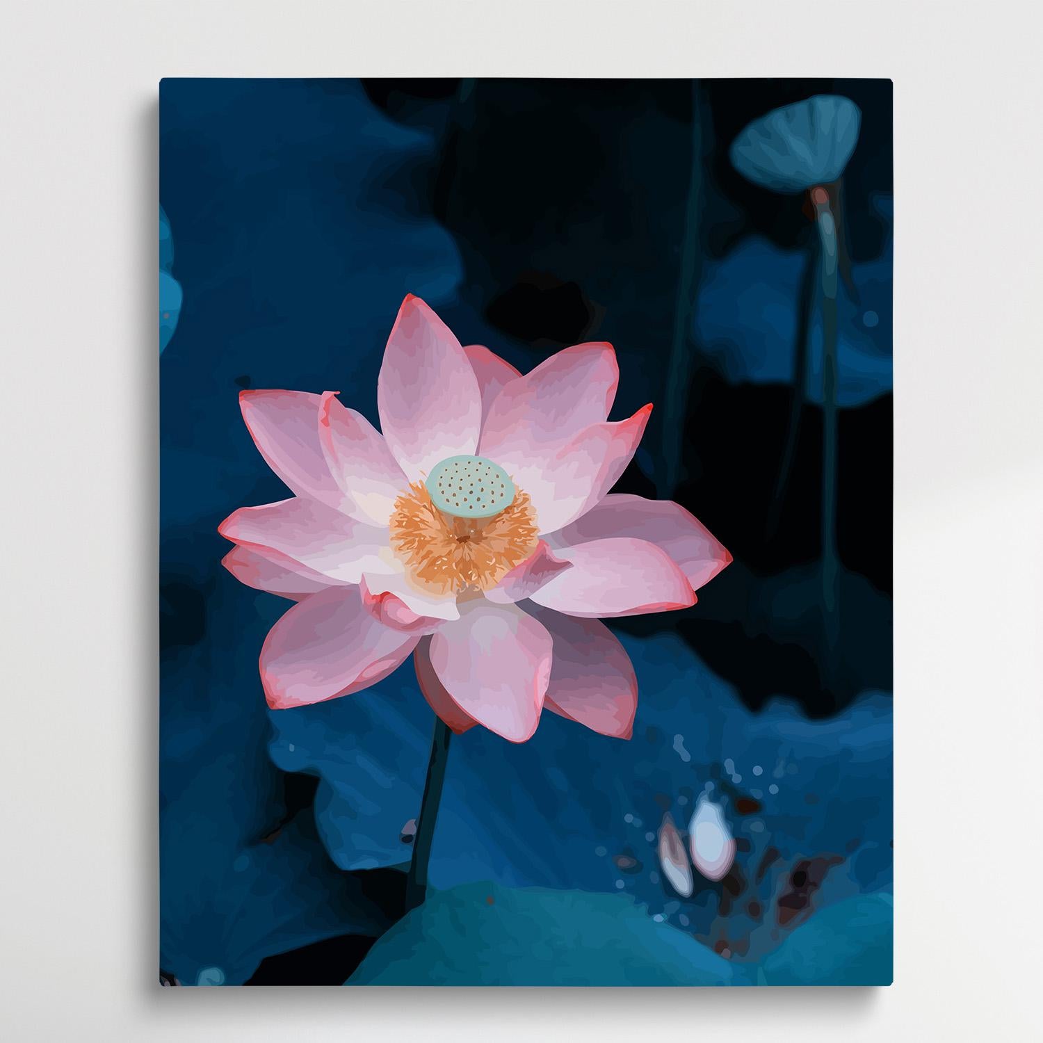 Lotus V8 | Paint by Numbers | Flowers-Paintsuper