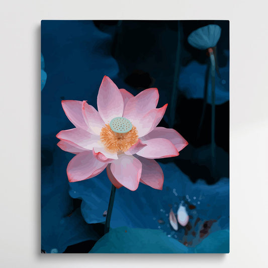 Lotus V8 | Paint by Numbers | Flowers-Paintsuper