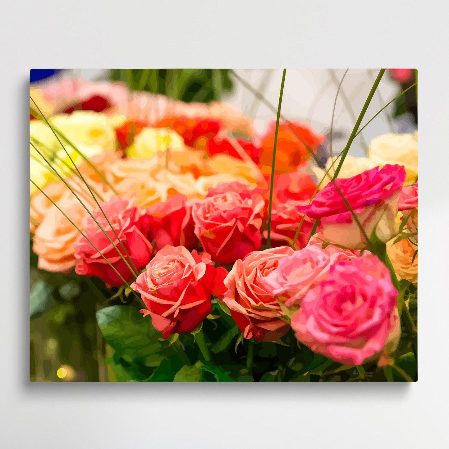 Roses 7 | Paint by Numbers | Flowers-Paintsuper