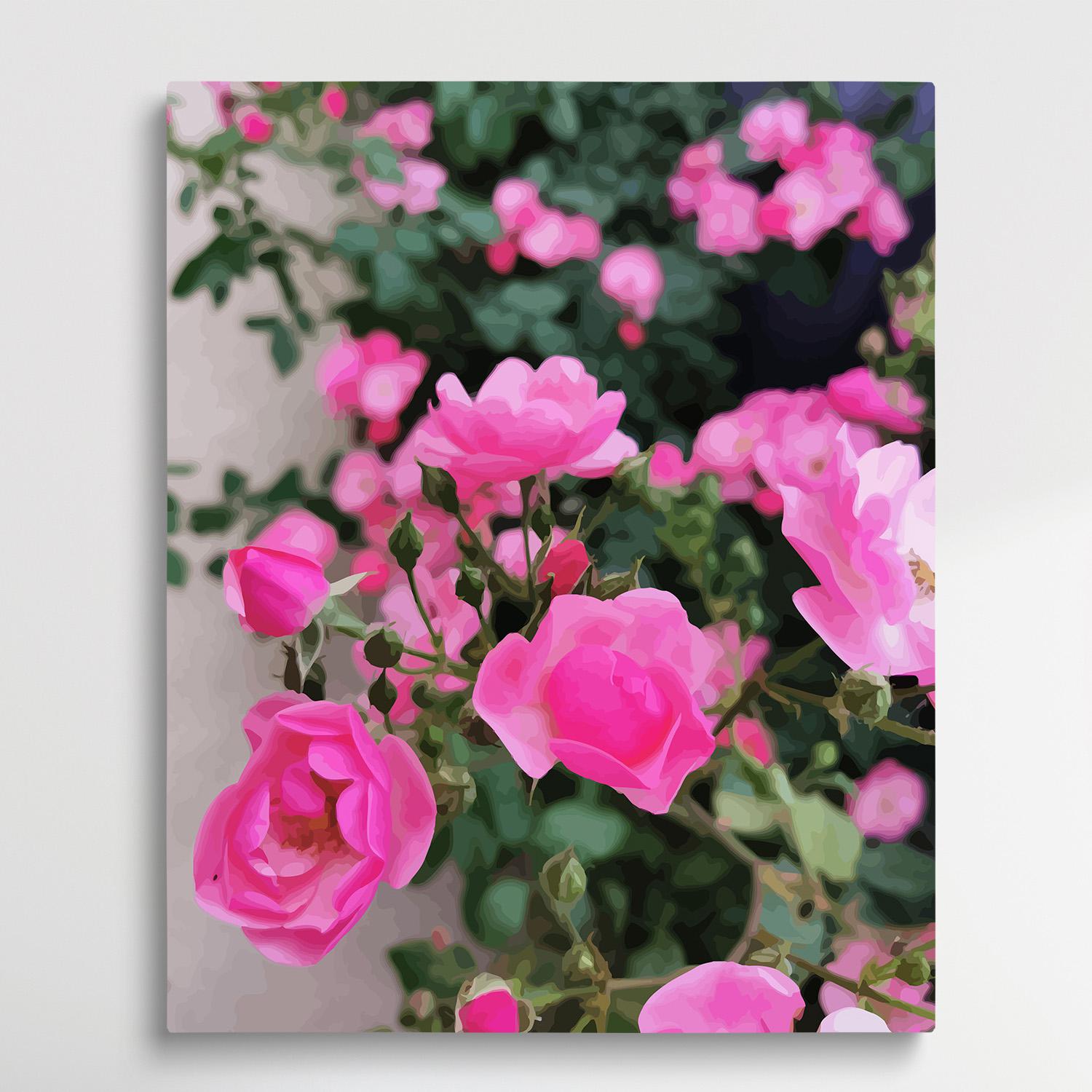 Roses V9 | Paint by Numbers | Flowers-Paintsuper