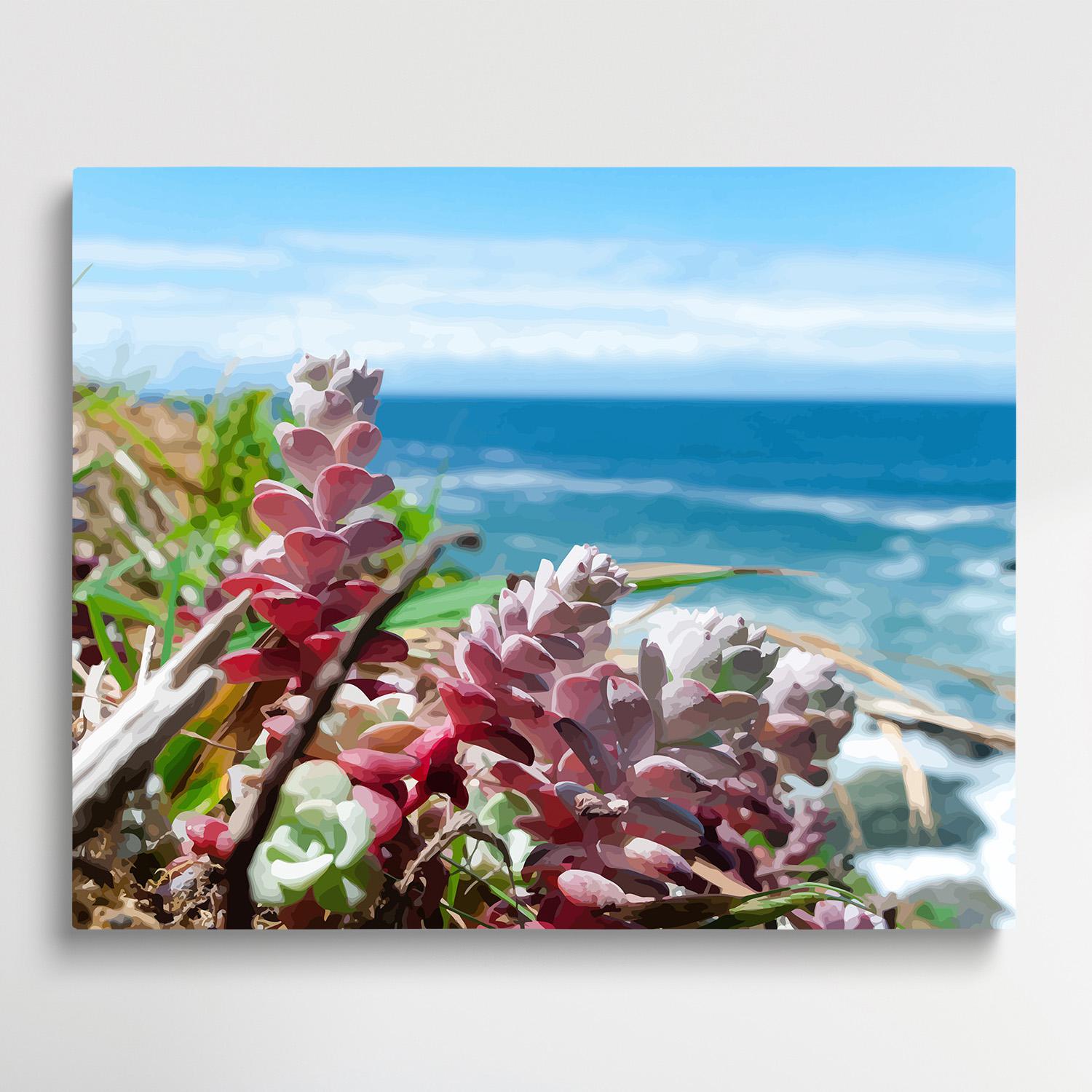 Succulent plants V3 | Paint by Numbers | Flowers-Paintsuper