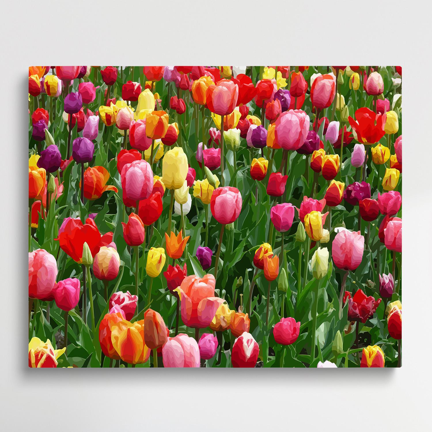Tulips V2 | Paint by Numbers | Flowers-Paintsuper