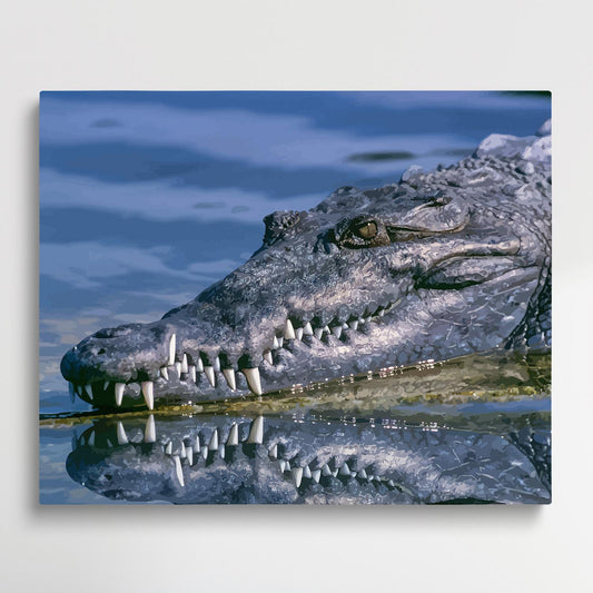 Crocodile | Paint by Numbers | Animals-Paintsuper