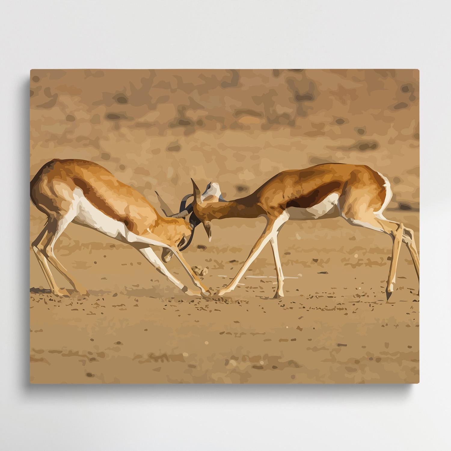 Springbok | Paint by Numbers | Animals-Paintsuper