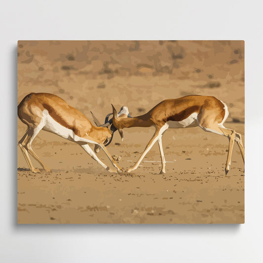 Springbok | Paint by Numbers | Animals-Paintsuper