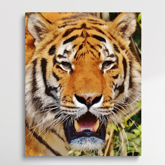 Tiger V14 | Paint by Numbers | Animals-Paintsuper