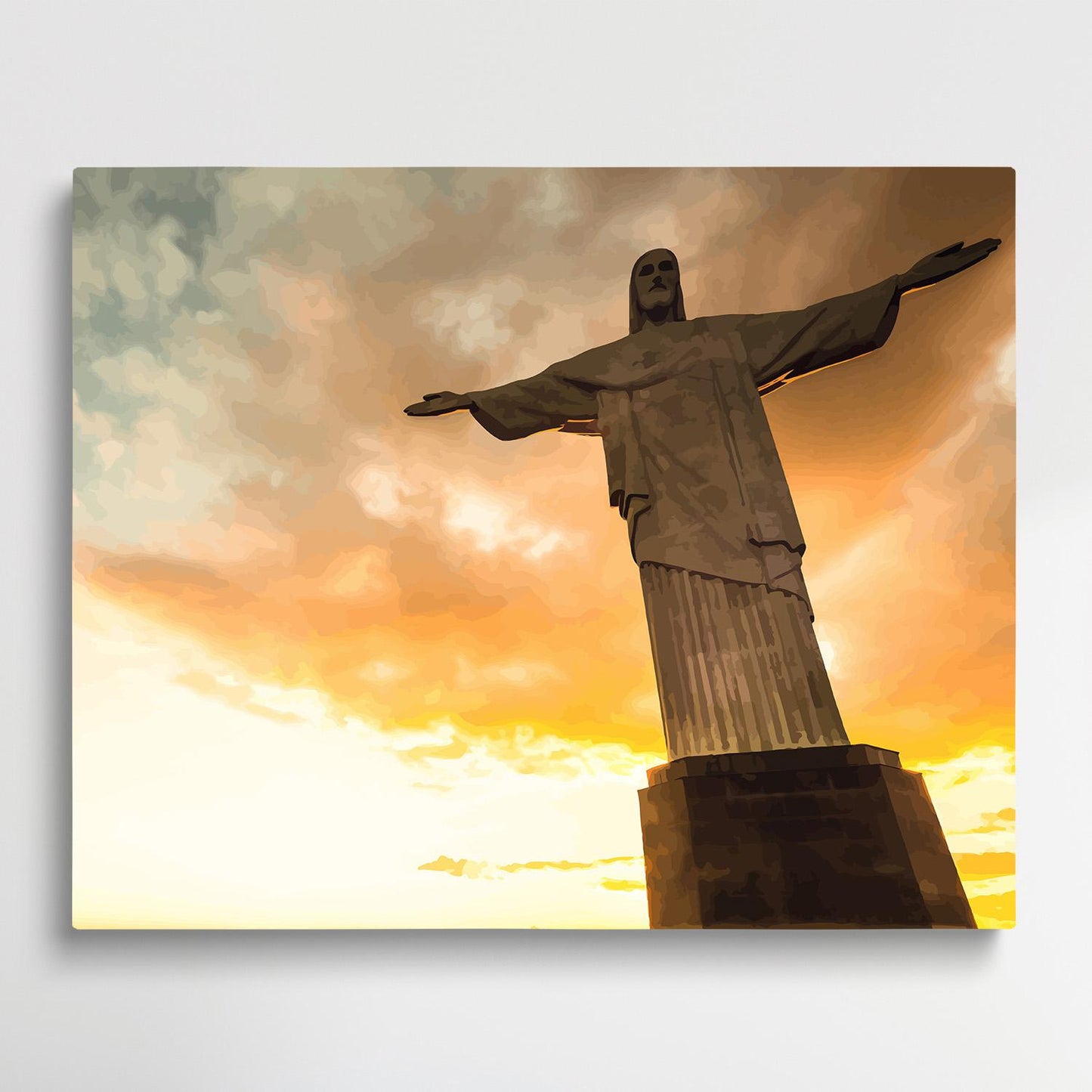 Christ the Redeemer statue in Rio de Janeiro | Paint by Numbers | Cities-Paintsuper