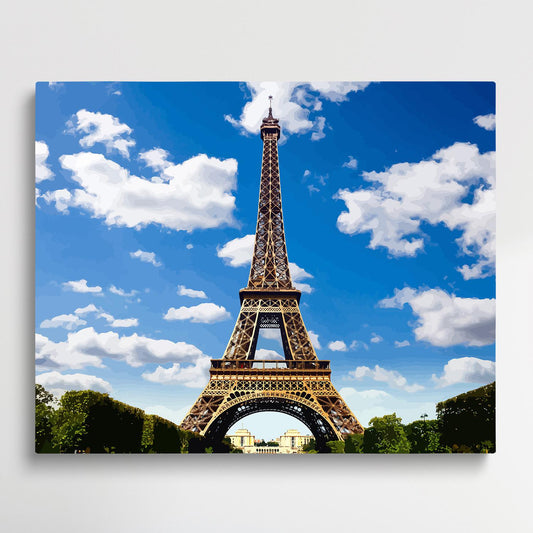 Eiffel Tower | Paint by Numbers | Cities-Paintsuper