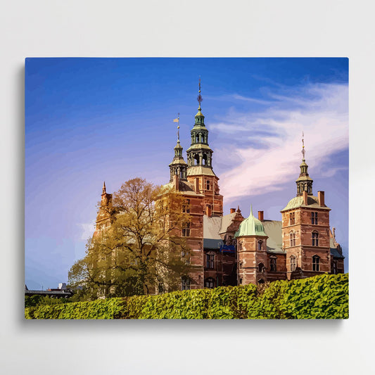 Frederiksborg Palace | Paint by Numbers | Cities-Paintsuper