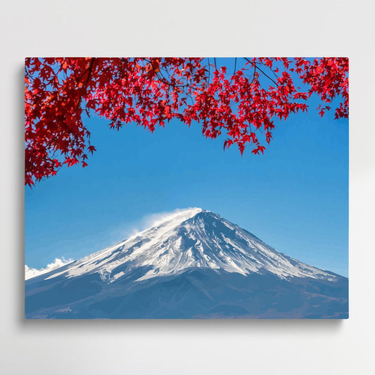 Mount Fuji V2 | Paint by Numbers | Cities-Paintsuper