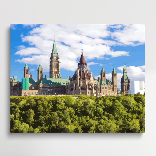Parliament Hill, Ottawa | Paint by Numbers | Cities-Paintsuper
