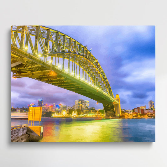 Sydney Harbour Bridge | Paint by Numbers | Cities-Paintsuper