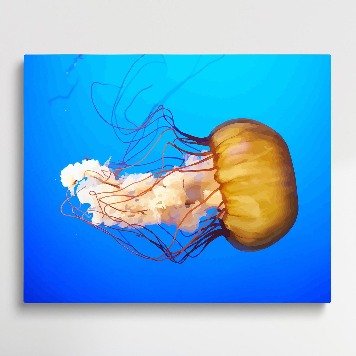 Jellyfish V2 | Paint by Numbers | Marine Life-Paintsuper