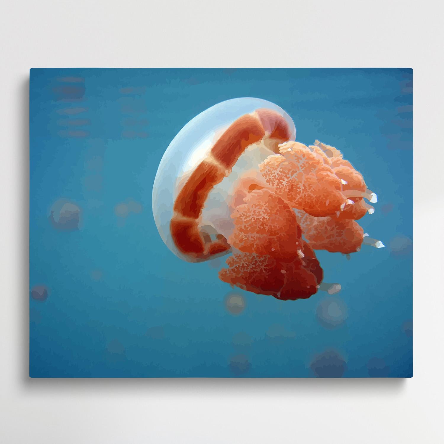 Jellyfish V3 | Paint by Numbers | Marine Life-Paintsuper